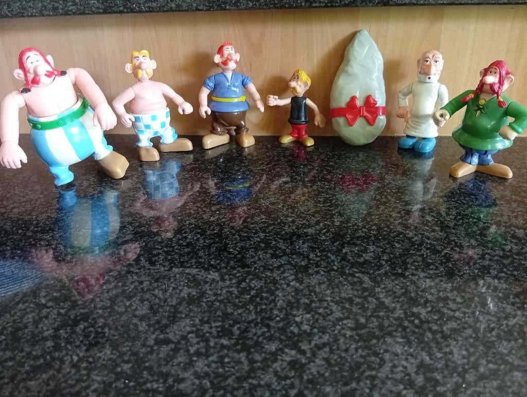 Lot de Toycloud Astérix (1980)., Collections, Personnages de BD, Enlèvement ou Envoi, Astérix et Obélix, Utilisé, Statue ou Figurine