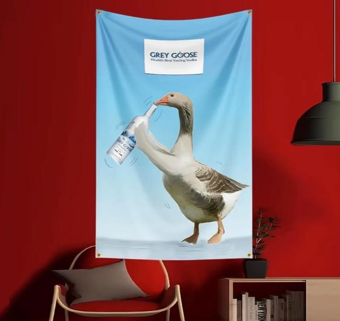 Drapeaux Big Grey Goose (150 x 90 cm), Collections, Enlèvement ou Envoi, Neuf