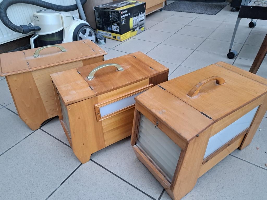 3 mooie vinkekooien speelklaar. Als nieuw met glaze drinkpot, Enlèvement