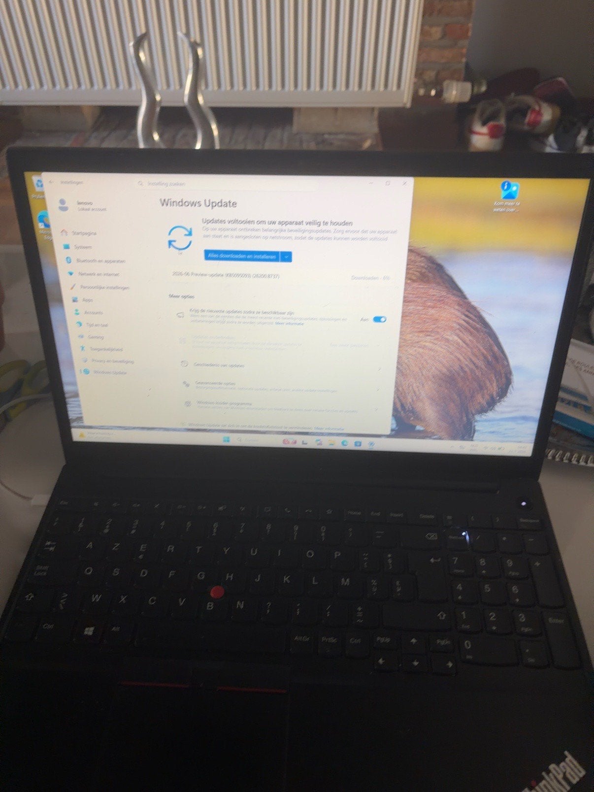 Thinkpad lenovo e15 generatie 3, Enlèvement, Utilisé, HDD, Azerty