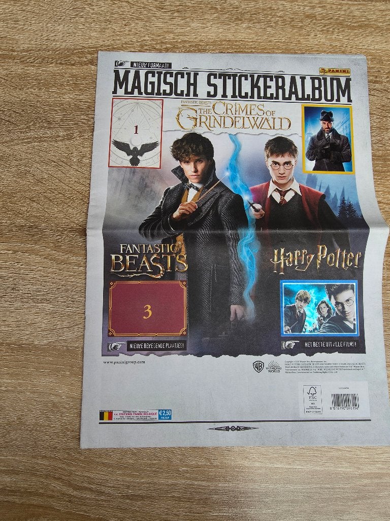 Album d'autocollants magiques Harry Potter, Collections, Enlèvement ou Envoi, Comme neuf, Livre, Poster ou Affiche