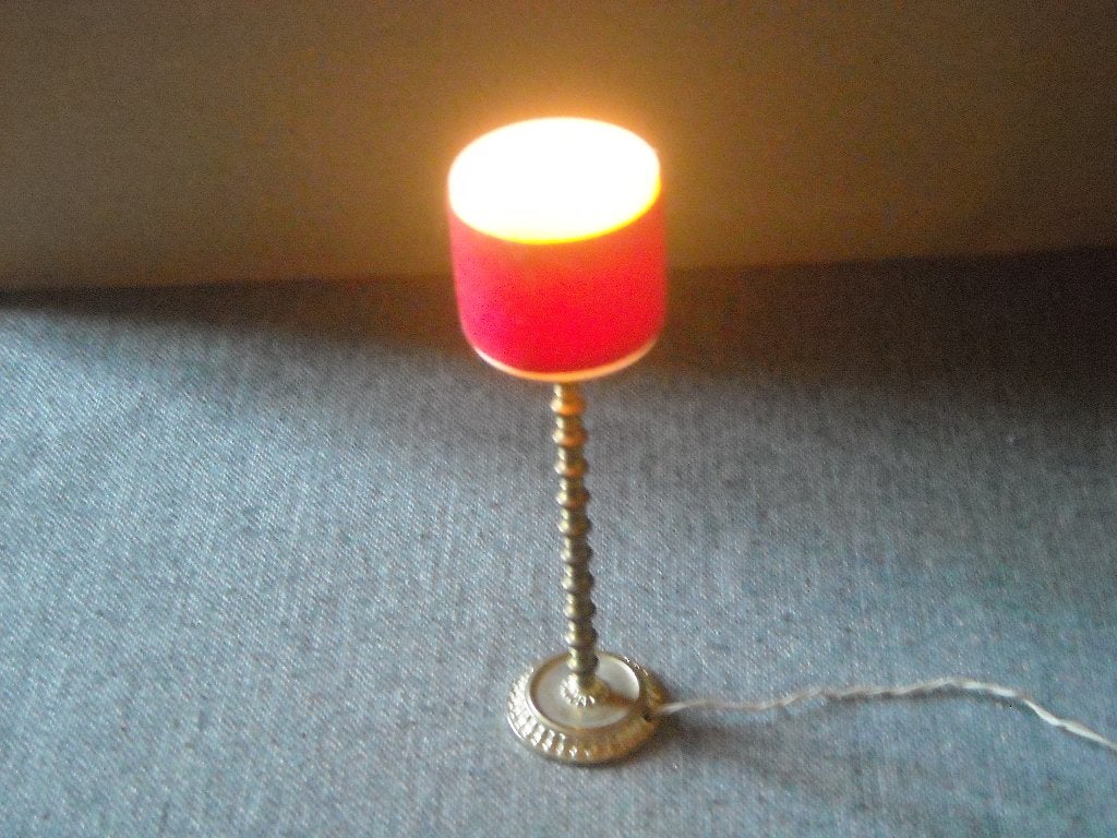 Lundby vloerlamp, Collections, Maisons de poupées & Accessoires, Enlèvement ou Envoi, Utilisé