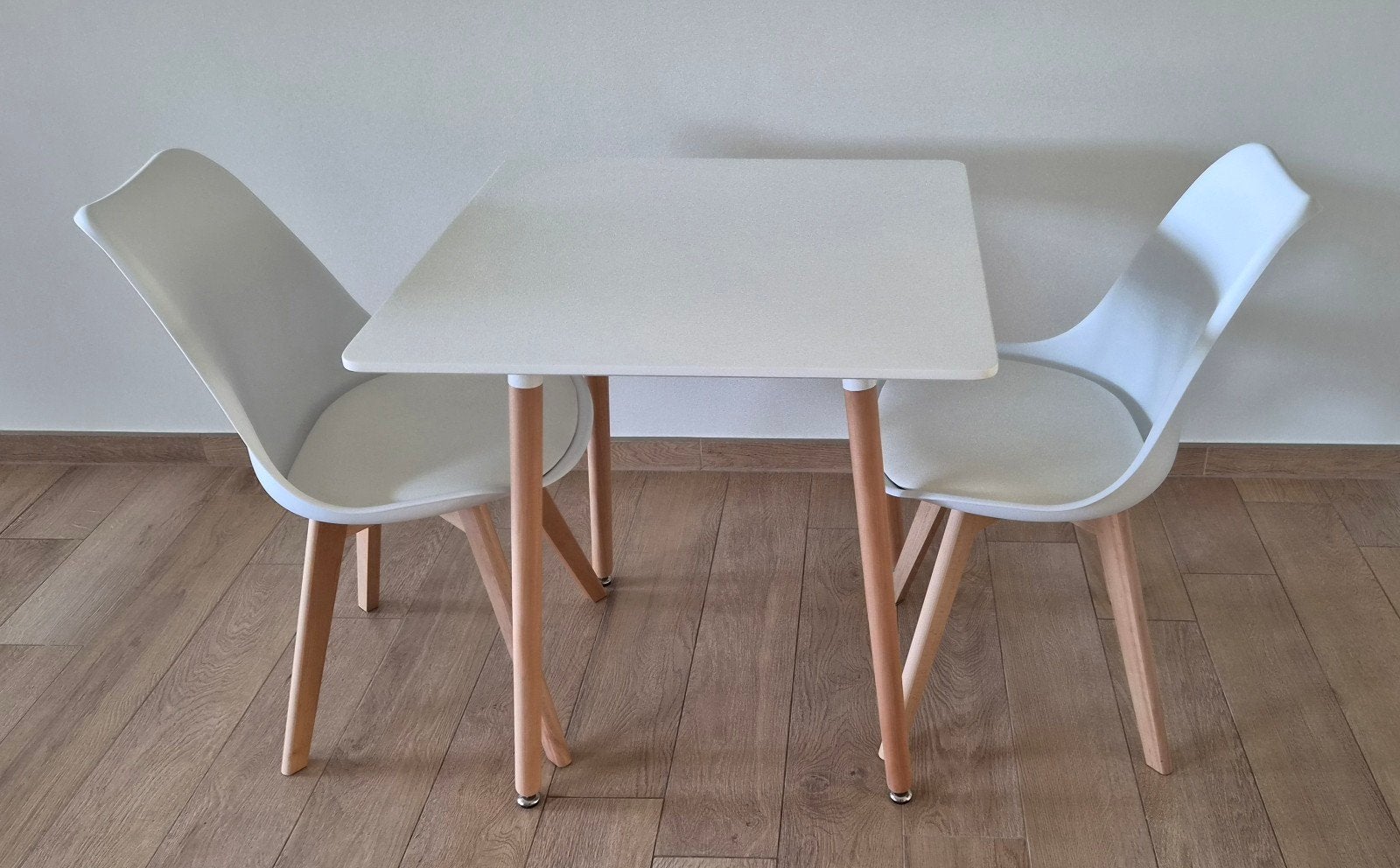 Vierkante tafel met 2 stoelen, Ophalen, 50 tot 100 cm, Vierkant, Tot twee personen