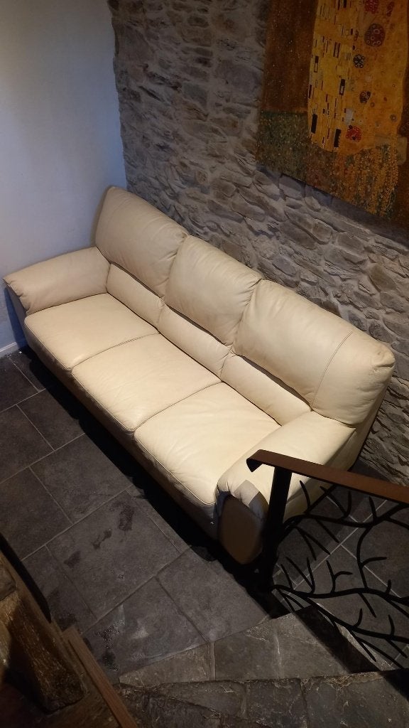 Fauteuil en cuir, Enlèvement, Utilisé, Cuir