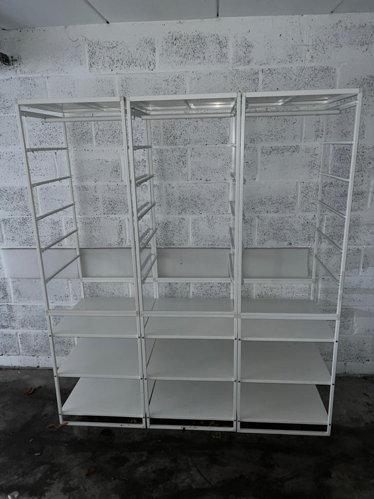 3 IKEA kleerkast/stelling (moet snel weg!), Huis en Inrichting, Ophalen, Gebruikt, Met plank(en), 50 tot 100 cm
