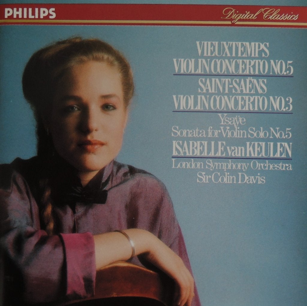 Vioolconcerten - van Keulen / LSO / Davis - PHILIPS - 1986, Saint-Saëns, Ophalen of Verzenden, Zo goed als nieuw, Orkest of Ballet