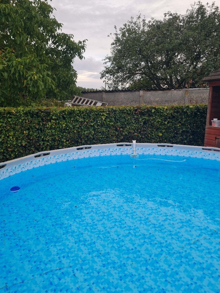 Zwembad 488x122 compleet met toebehoren (en verwarming), Gebruikt, Rond, 300 cm of meer, Ophalen