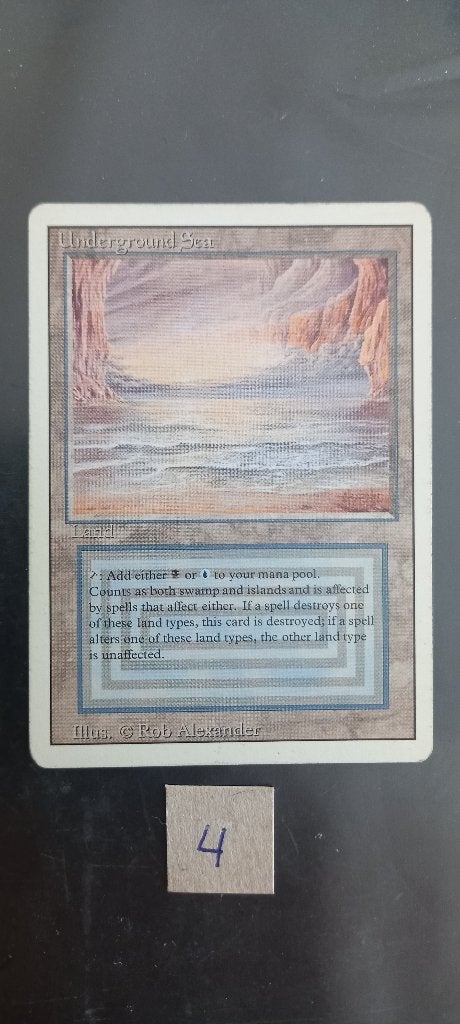 MTG - Underground Sea 4, Enlèvement ou Envoi, Utilisé, Cartes en vrac