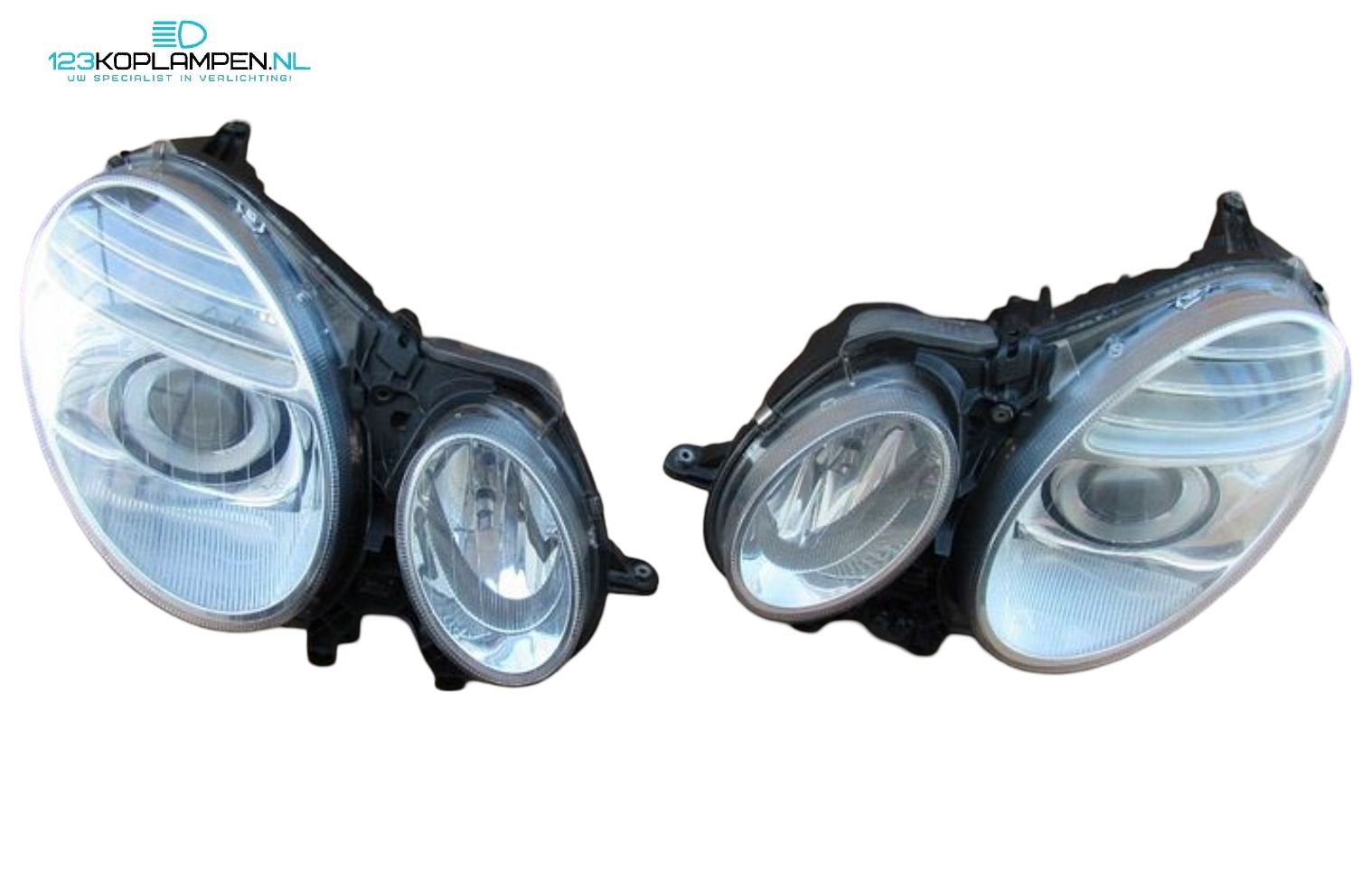 Mercedes E Klasse W211 Facelift Bi Xenon Koplamp links recht, Utilisé, -, -, Enlèvement ou Envoi