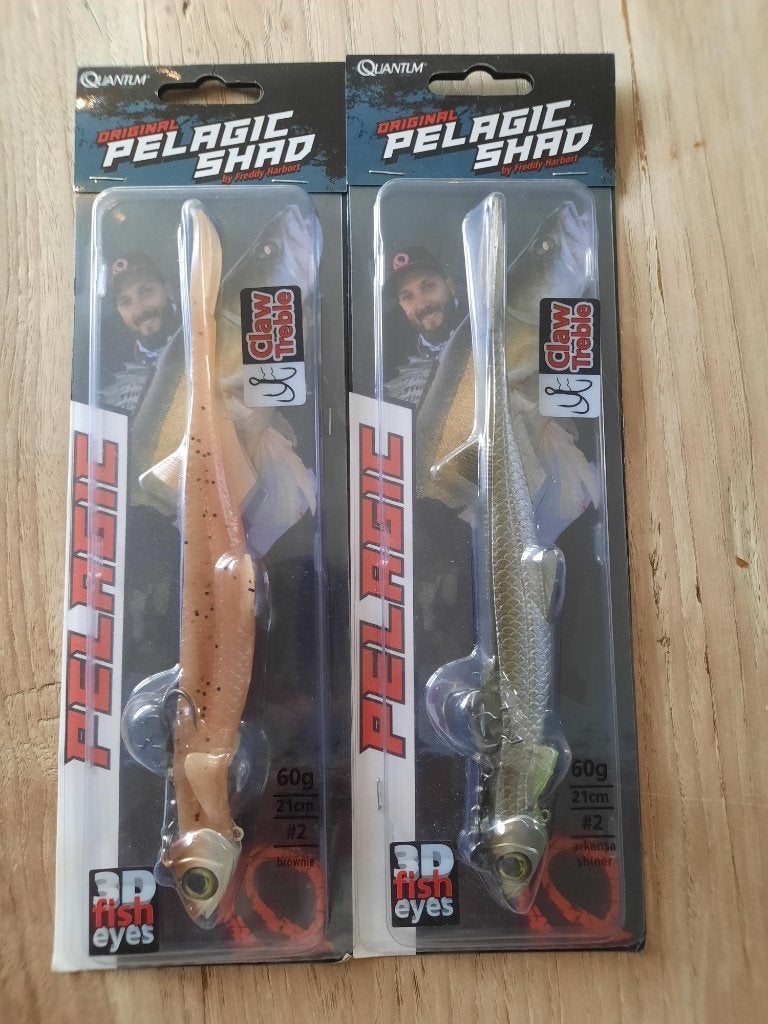 2x Quantum Pelagic original shad 21 cm 60 Gr (m2457527794 ...