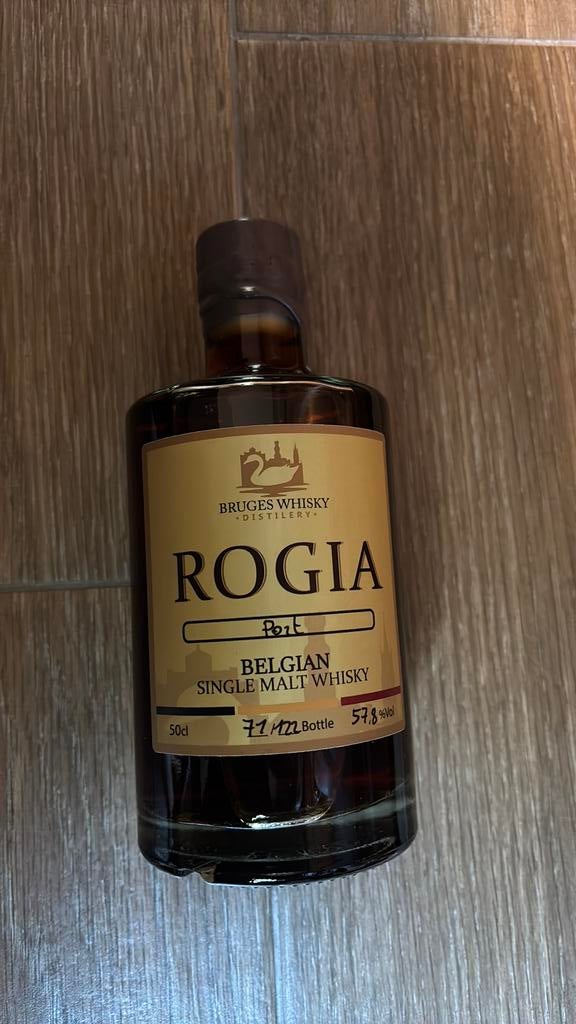 Brugse Whisky Rogia Port, Verzamelen, Ophalen of Verzenden, Zo goed als nieuw, Port, Vol