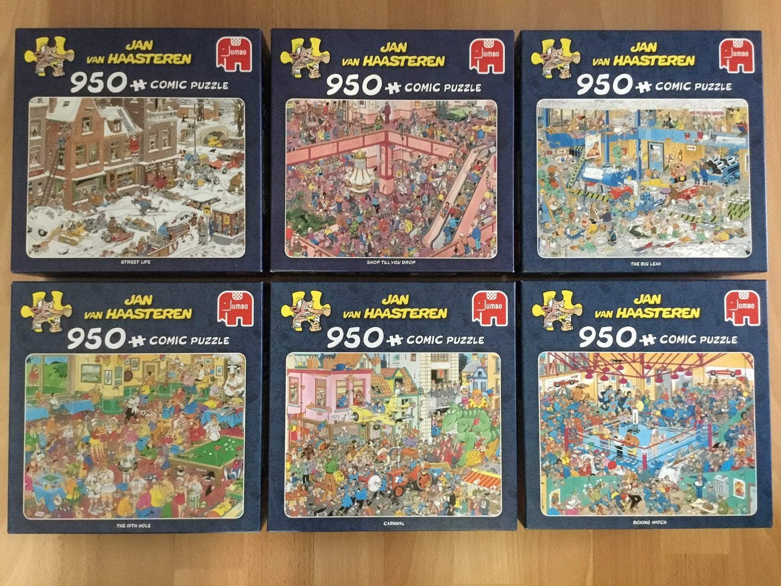Puzzels Jan van Haasteren 950 stukjes, Hobby & Loisirs créatifs, Enlèvement ou Envoi, 500 à 1500 pièces, Puzzle
