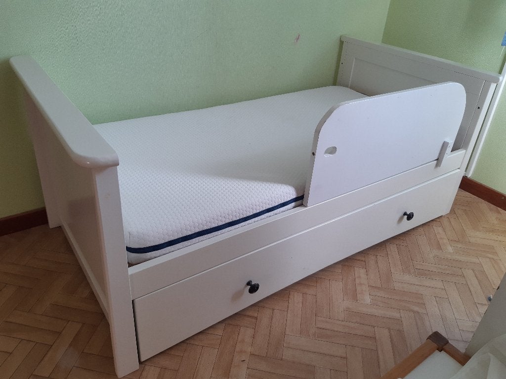 Lit évolutif Mothercare Harrogate 140/70cm avec tiroir, Enlèvement, Comme neuf, Lit