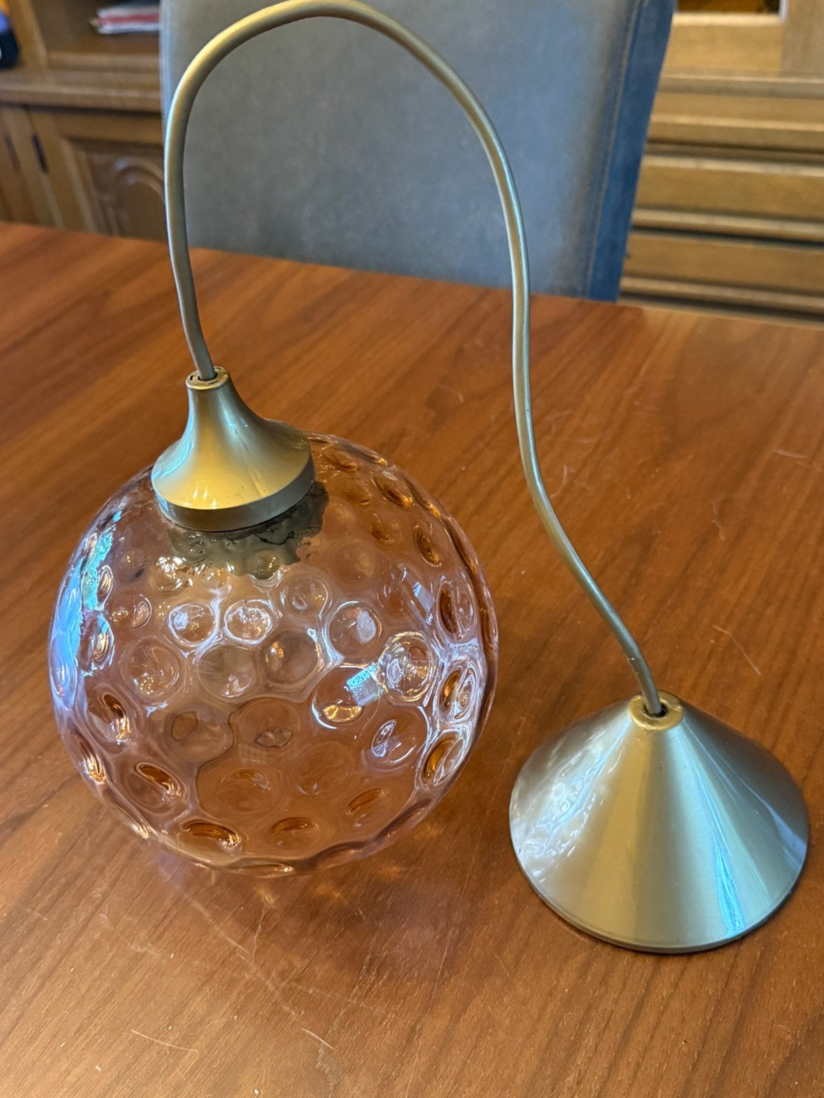Vintage jaren ‘60 verlichting, Huis en Inrichting, Ophalen, Glas