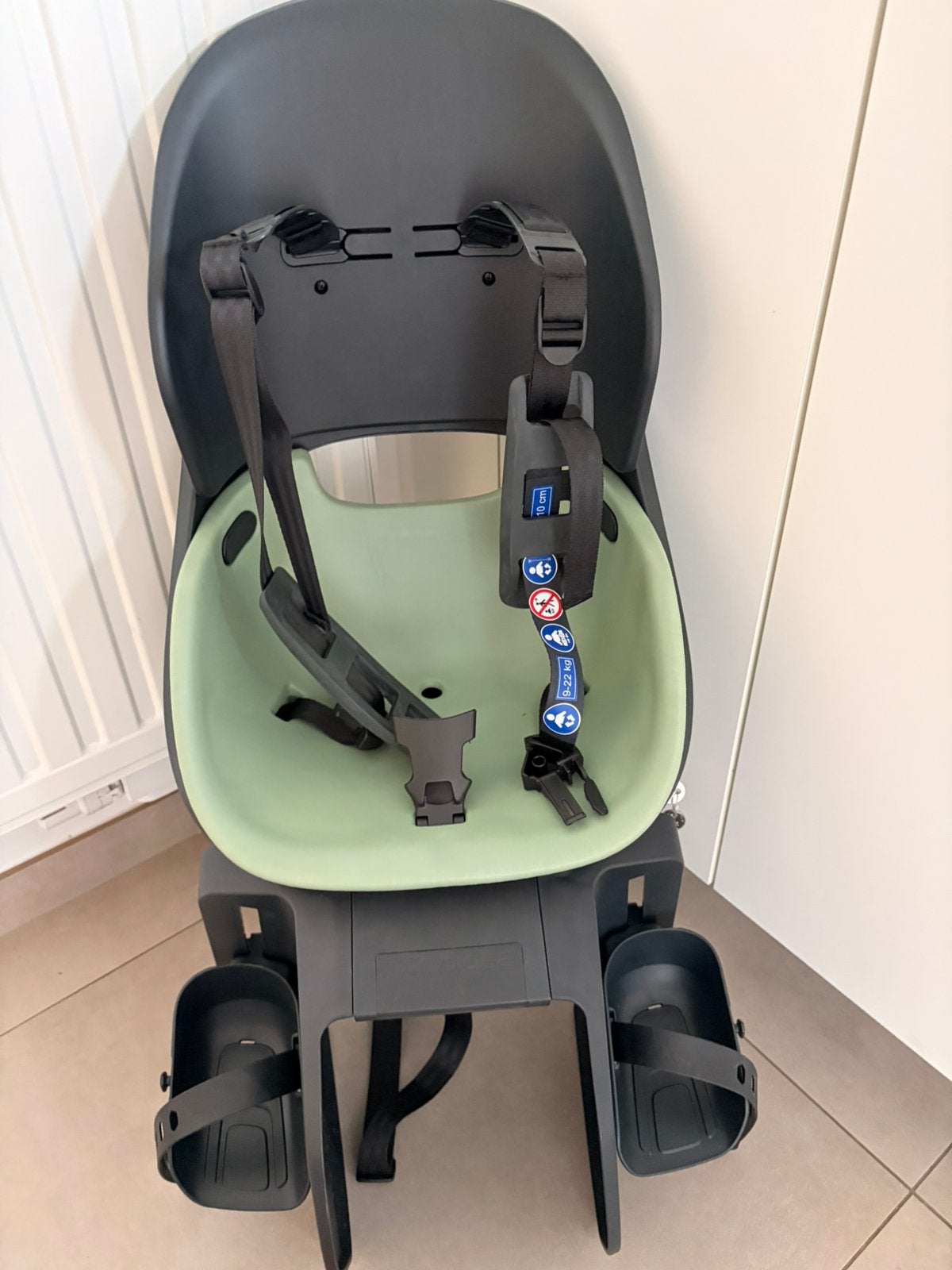 Kinderzitje fiets, Ophalen, Achterzitje, Voetsteuntjes, Nieuw