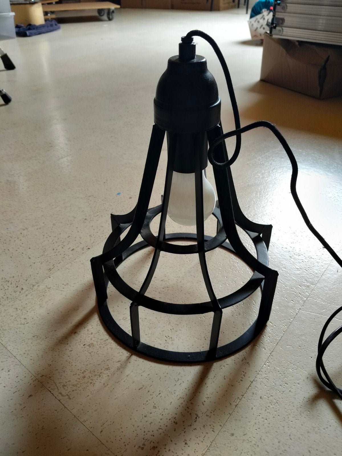 Hanglamp, Enlèvement