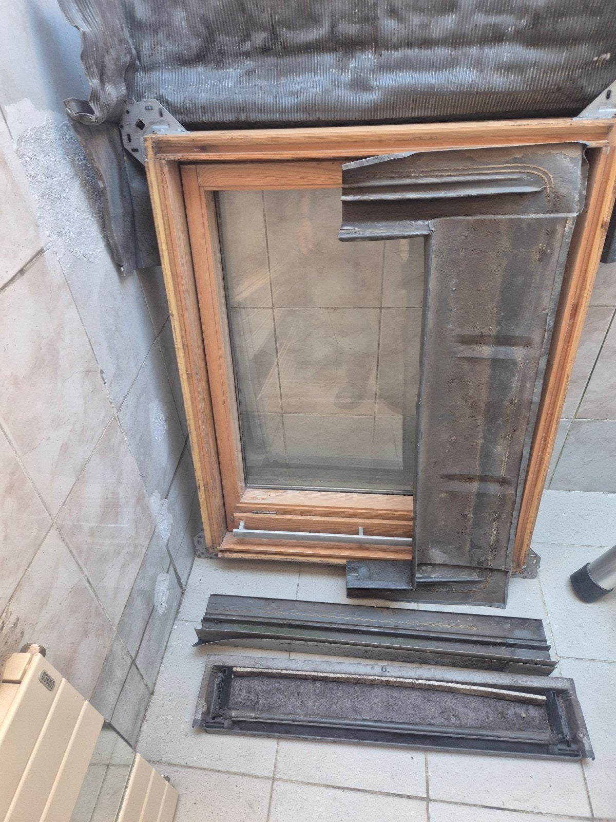 velux dakraam met dubbelglas 7898, Doe-het-zelf en Bouw, Glas en Ramen, Ophalen, Dakraam, Dubbelglas