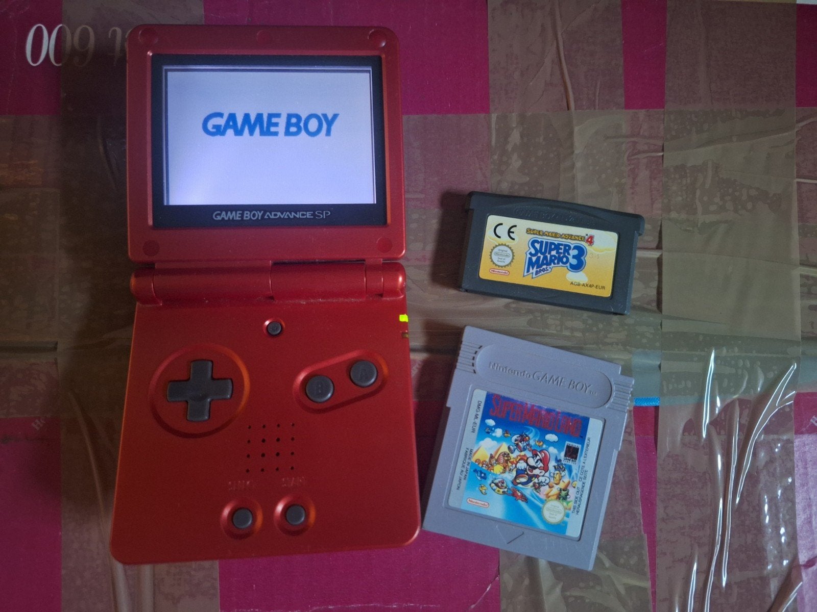 Gameboy advance sp + 2 mario games, Enlèvement ou Envoi