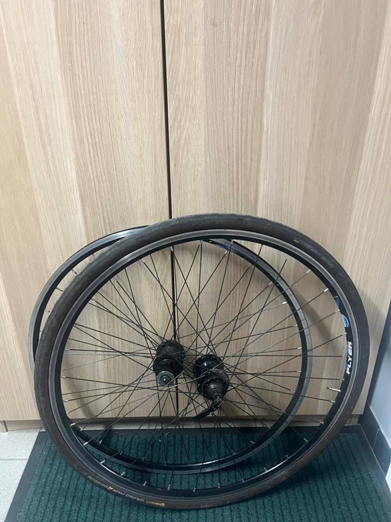 Aluminium wielset voor velgrem, Fietsen en Brommers, Fietsonderdelen, Ophalen, Zo goed als nieuw, Aluminium