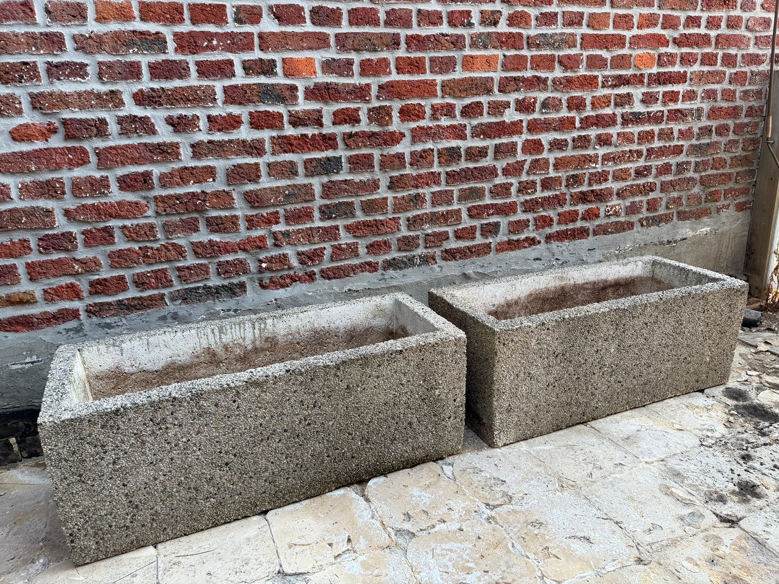 Jardinières en beton, Jardin & Terrasse, Béton, Enlèvement, Utilisé, Rectangulaire