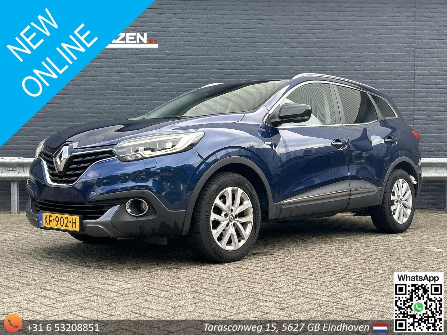 Renault Kadjar 1.5 dCi Bose | Automaat | Pano | Camera | Cli, Automaat, Kadjar, Parkeersensor, Blauw