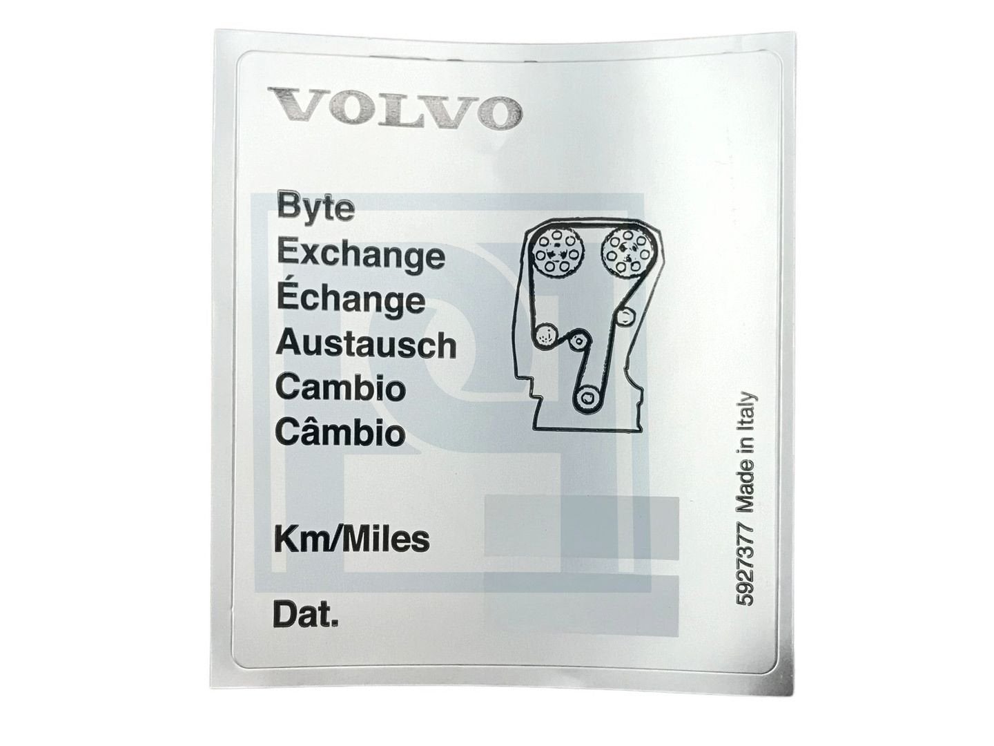 Volvo Label Distributieriem vervangen Volvo sticker (1014) V, Auto-onderdelen, Ophalen of Verzenden, Nieuw