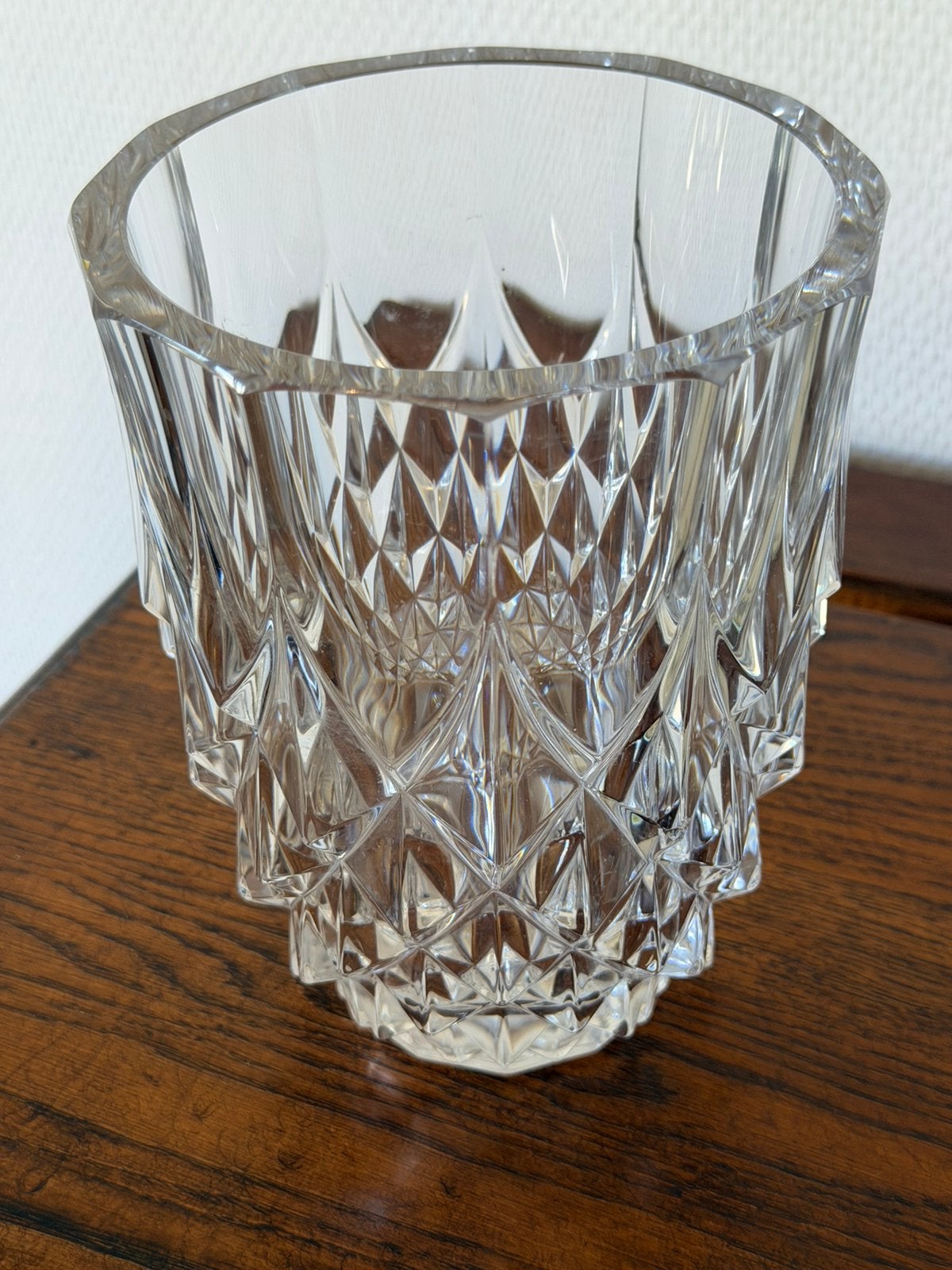 Magnifique vase Val Saint Lambert (Nicole), Enlèvement