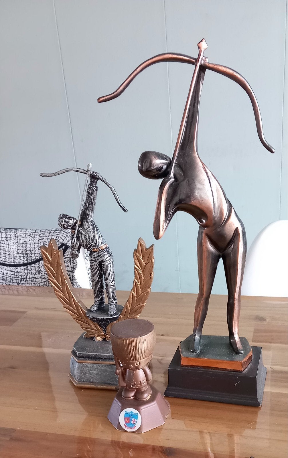 3 boogschiet beelden, Sport en Fitness, Ophalen