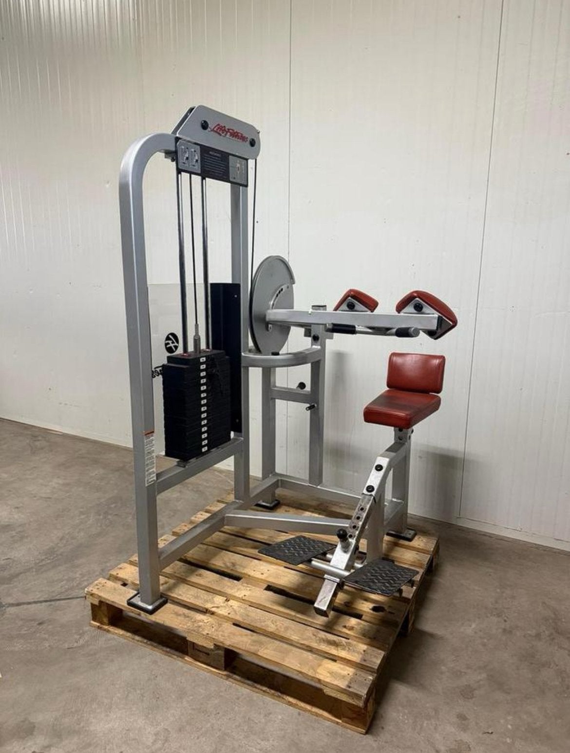 Life Fitness abdominal crunch / ab machine / abs / ab, Ophalen, Gebruikt, Benen, Overige typen