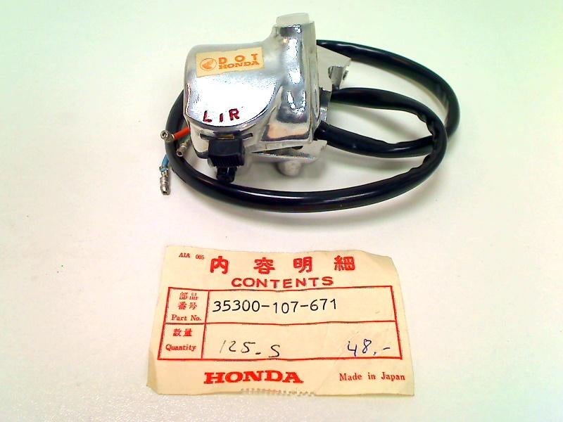 Honda CB 100 Super Sport 1970-1972 Stuurschakelaar Links, Motoren, Onderdelen | Honda, Nieuw, Ophalen of Verzenden