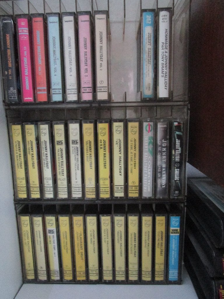 Johnny Hallyday : lot de 31 cassettes (K7 audio), Enlèvement ou Envoi, 26 cassettes audio ou plus, Originale, Utilisé