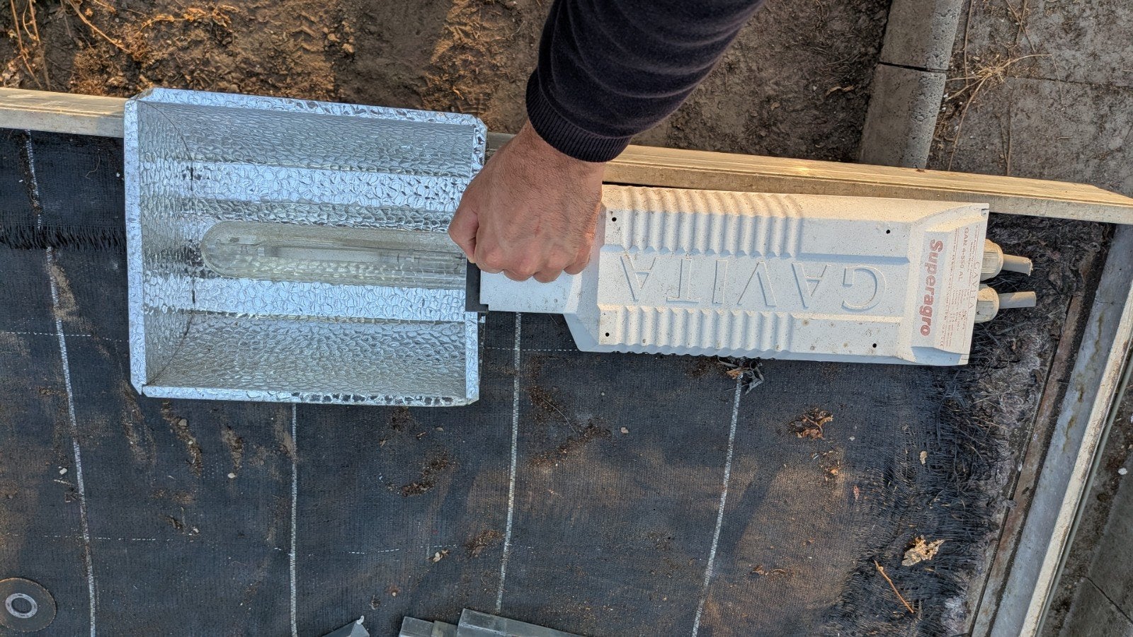 Gavita Superagro 400W HPS kweeklamp – GAN 4-550 AL + Bulb, Tuin en Terras, Ophalen, Kweeklamp