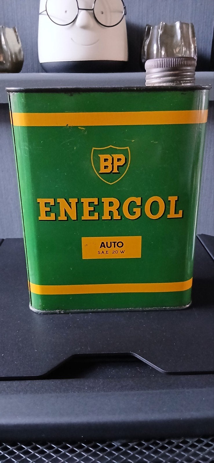 oude oliekannen van BP Energol olieblik, Verzamelen, Ophalen of Verzenden