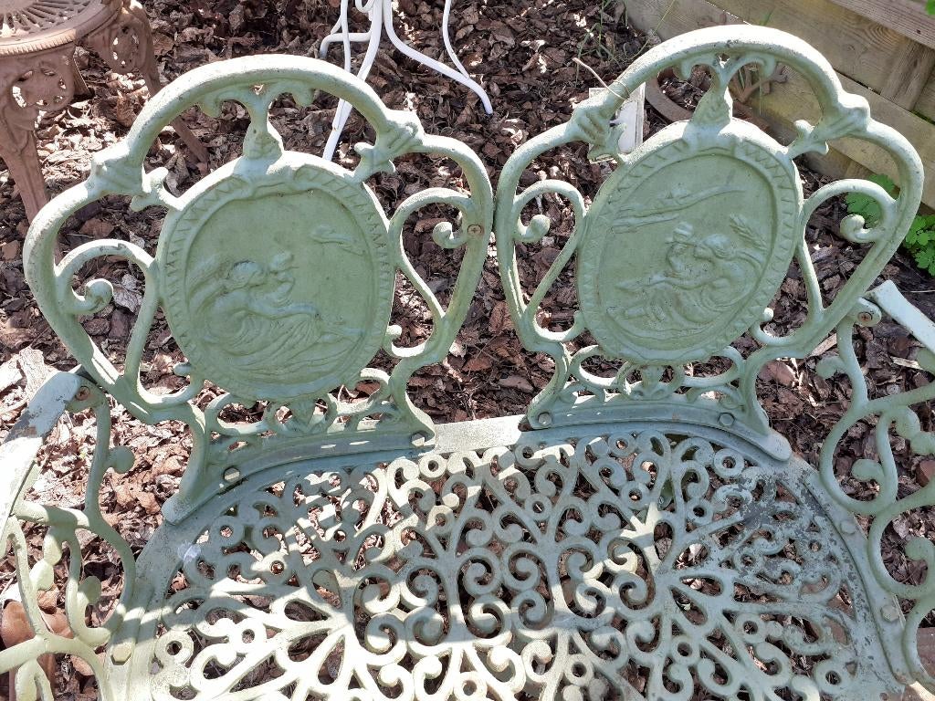 SUPERBE BANC DE JARDIN EN FONTE, Enlèvement, Comme neuf, Autres matériaux