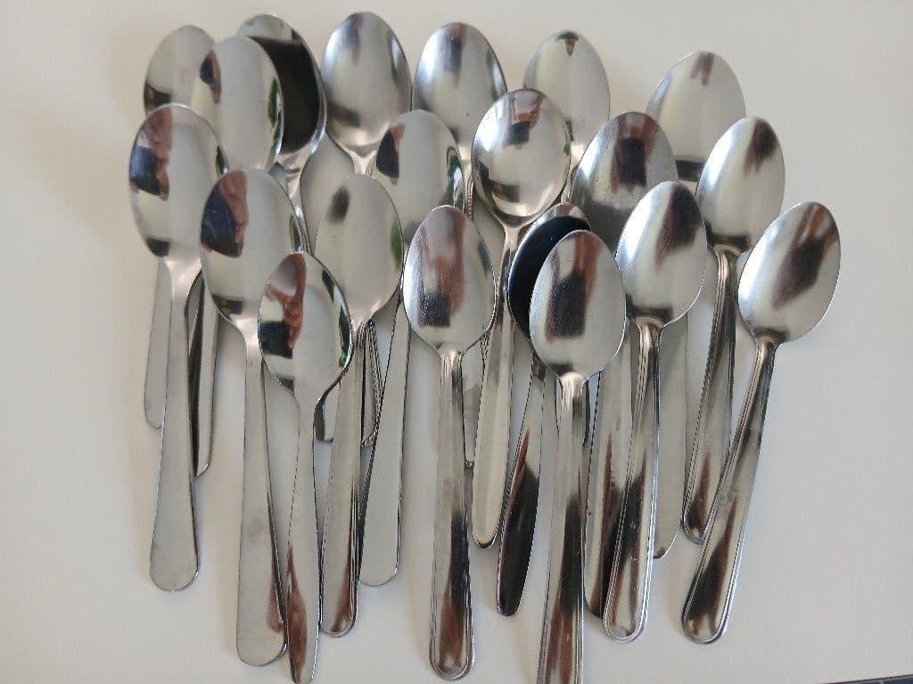 20 cuillères à café, Couverts individuels, Enlèvement ou Envoi, Utilisé, Autres types