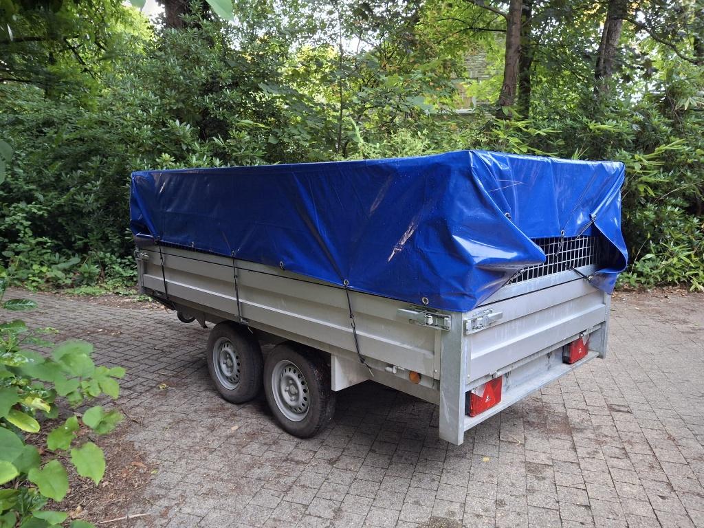 Aanhangwagen te huur – Dubbelasser , ruim en betrouwbaar!, Auto diversen, Aanhangers en Bagagewagens, Ophalen, Zo goed als nieuw