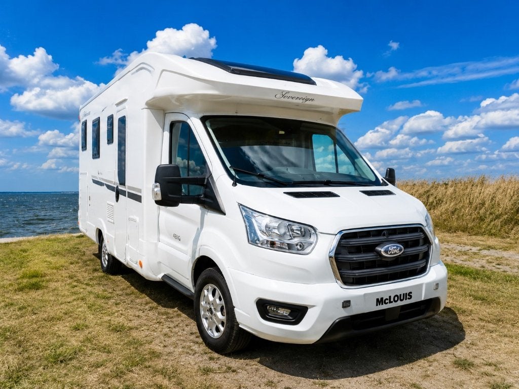McLouis Sovereign 481G Ford  170 PK Automaat - 13.000 km !, Caravans en Kamperen, Mobilhomes, Automaat, Diesel, Particulier, Luifel