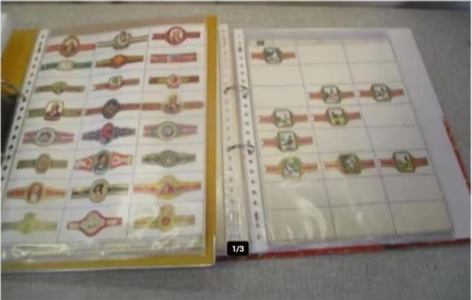 Album met 640 Sigarenbandjes, Ophalen of Verzenden, Zo goed als nieuw, Sigarenbandjes