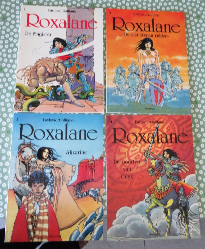 lot strips Roxalane 1 - 4 eerste druk., Boeken, Stripverhalen, Complete serie of reeks, Ophalen of Verzenden, Nieuw