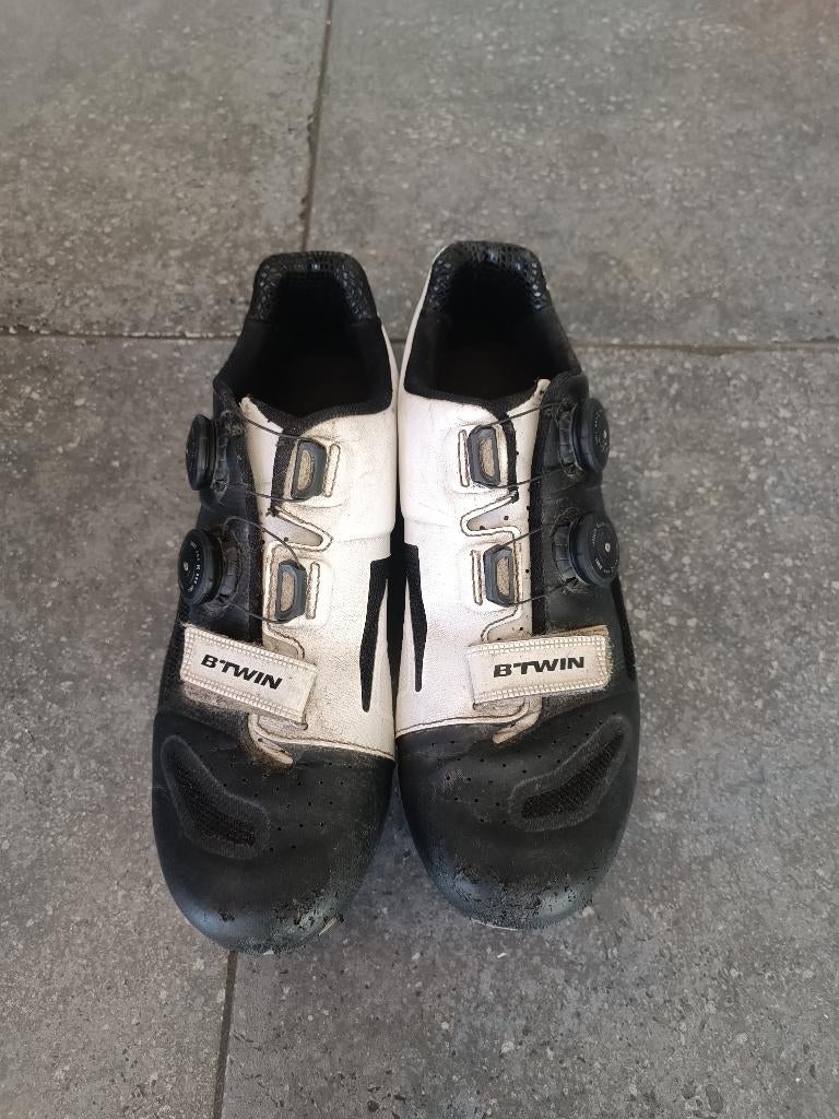 Btwin fietsschoenen maat 44 (equivalent 43), Fietsen en Brommers, Ophalen, Gebruikt, Schoenen