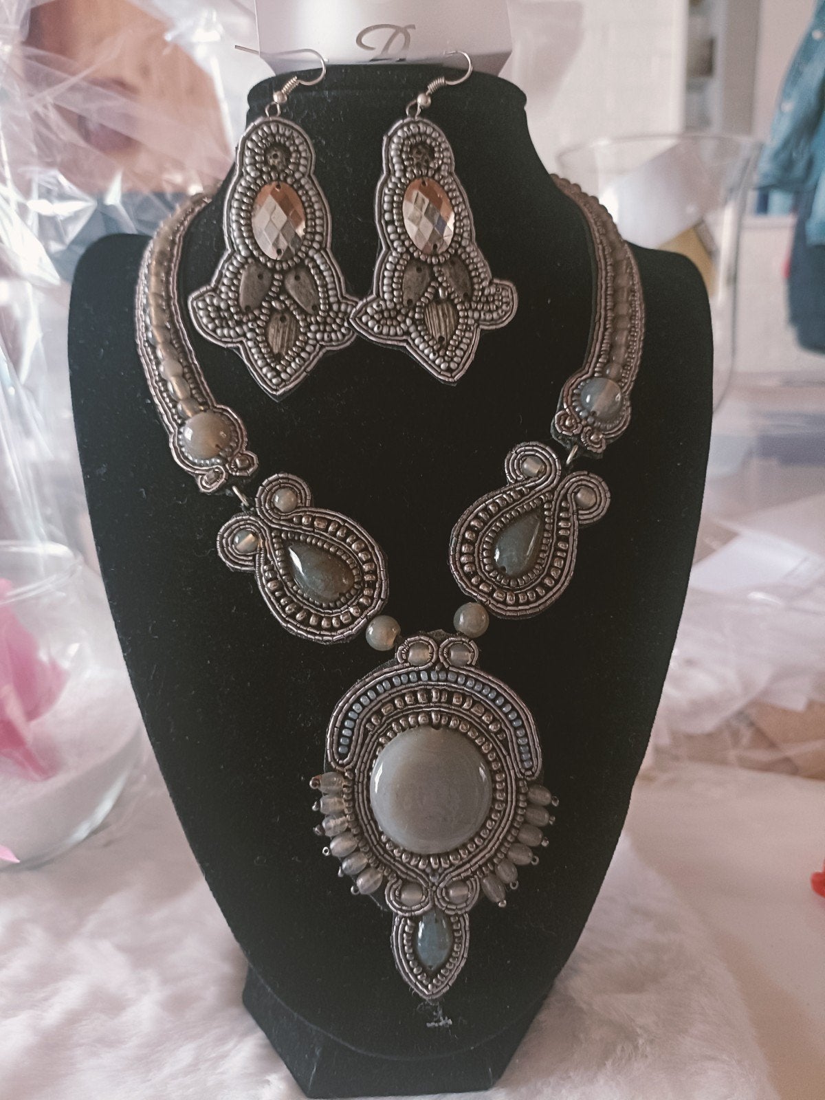 parure collier et boucle d'oreille, Ophalen of Verzenden, Nieuw