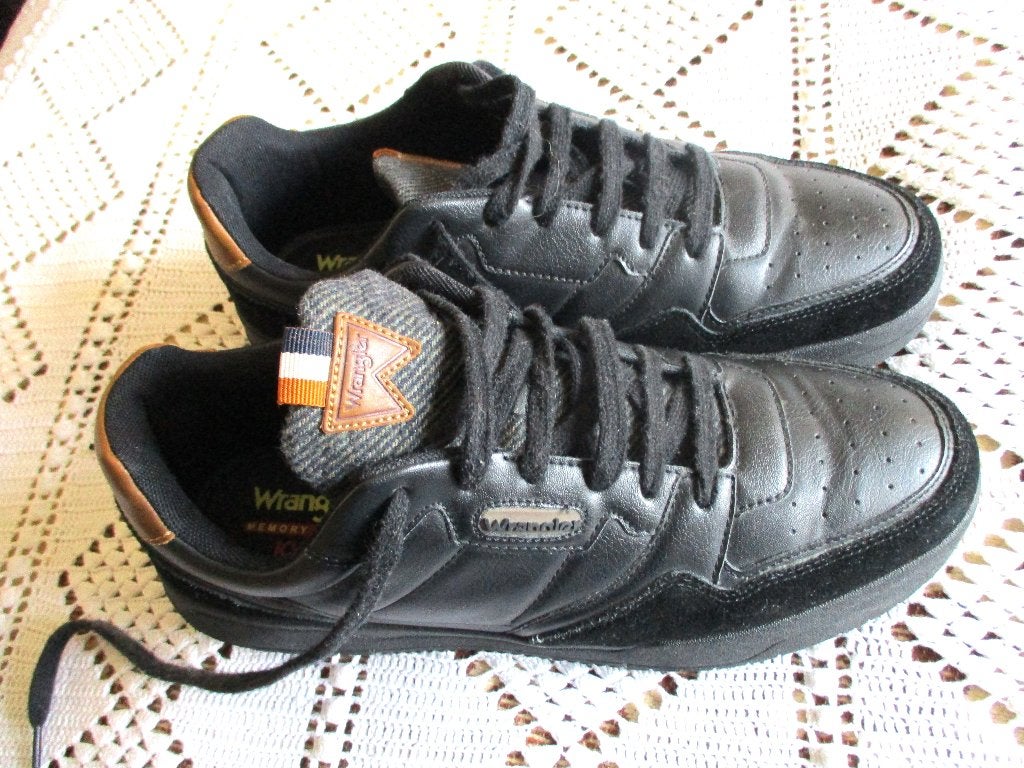 Degelijke zwarte Wrangler heren schoenen maat 44, Kleding | Heren, Schoenen, Zwart, Wrangler, Ophalen of Verzenden, Zo goed als nieuw