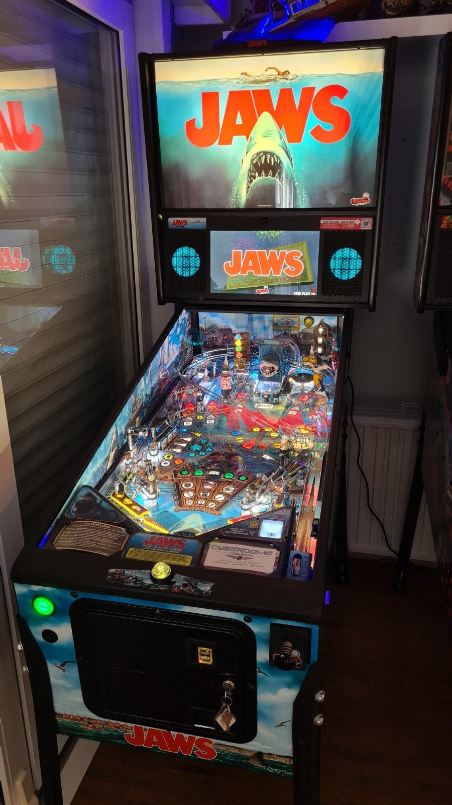 Jaws pro HUO, Verzamelen, Automaten | Flipperkasten, Ophalen, Stern, Overige soorten, Zo goed als nieuw