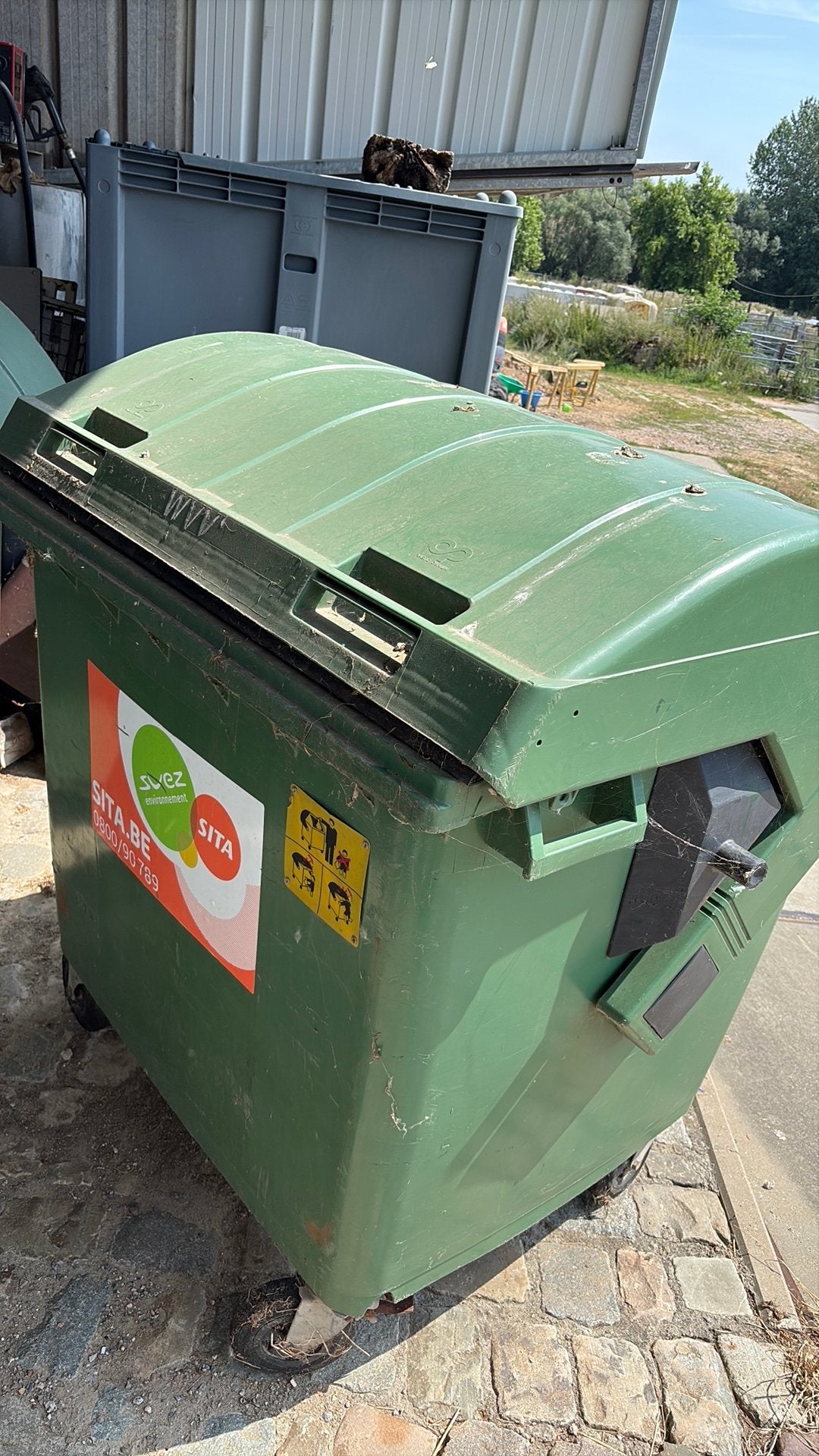 Ophaal container, Doe-het-zelf en Bouw, Ophalen, Gebruikt