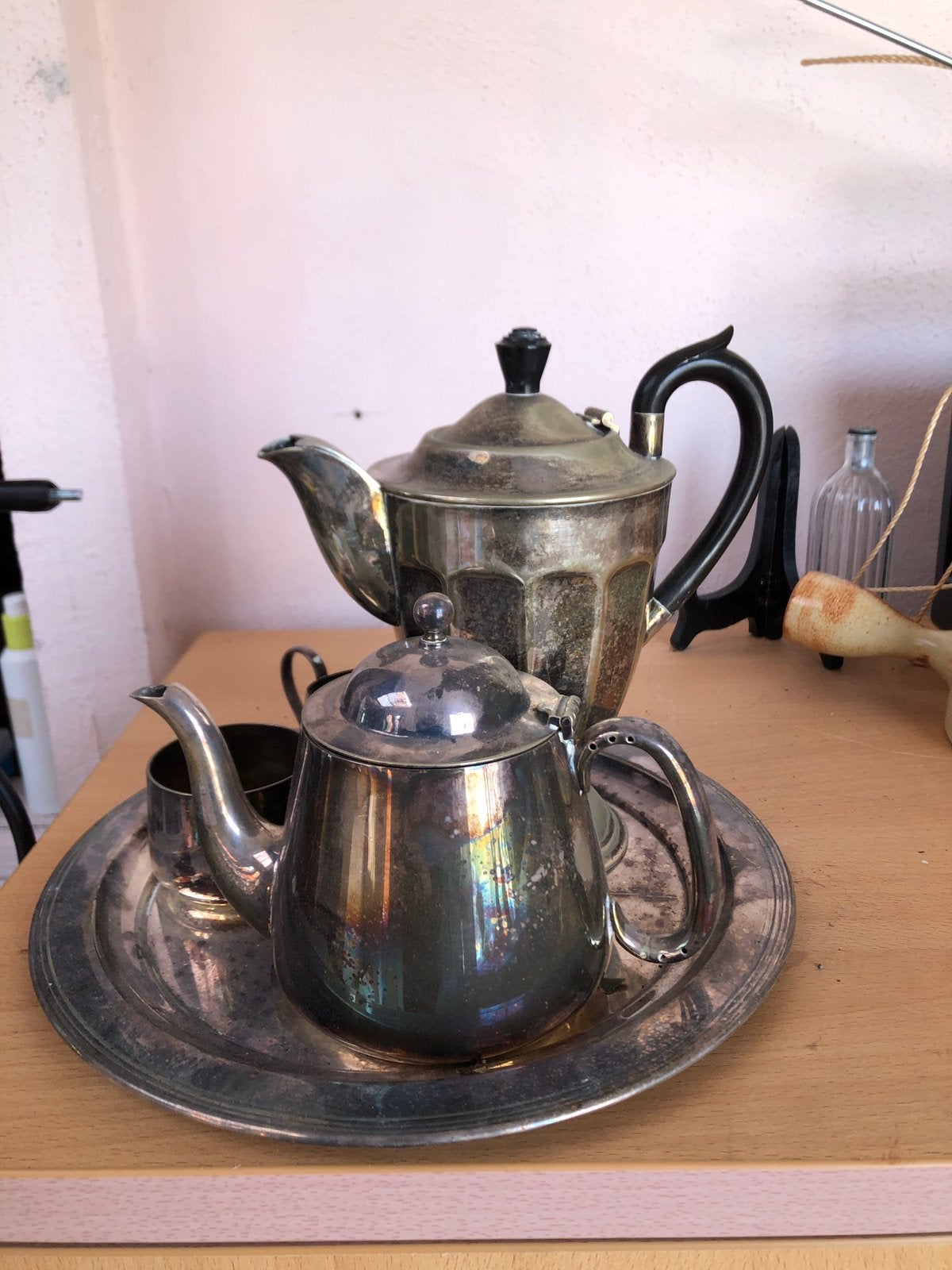 Service café et thé en argent, Enlèvement