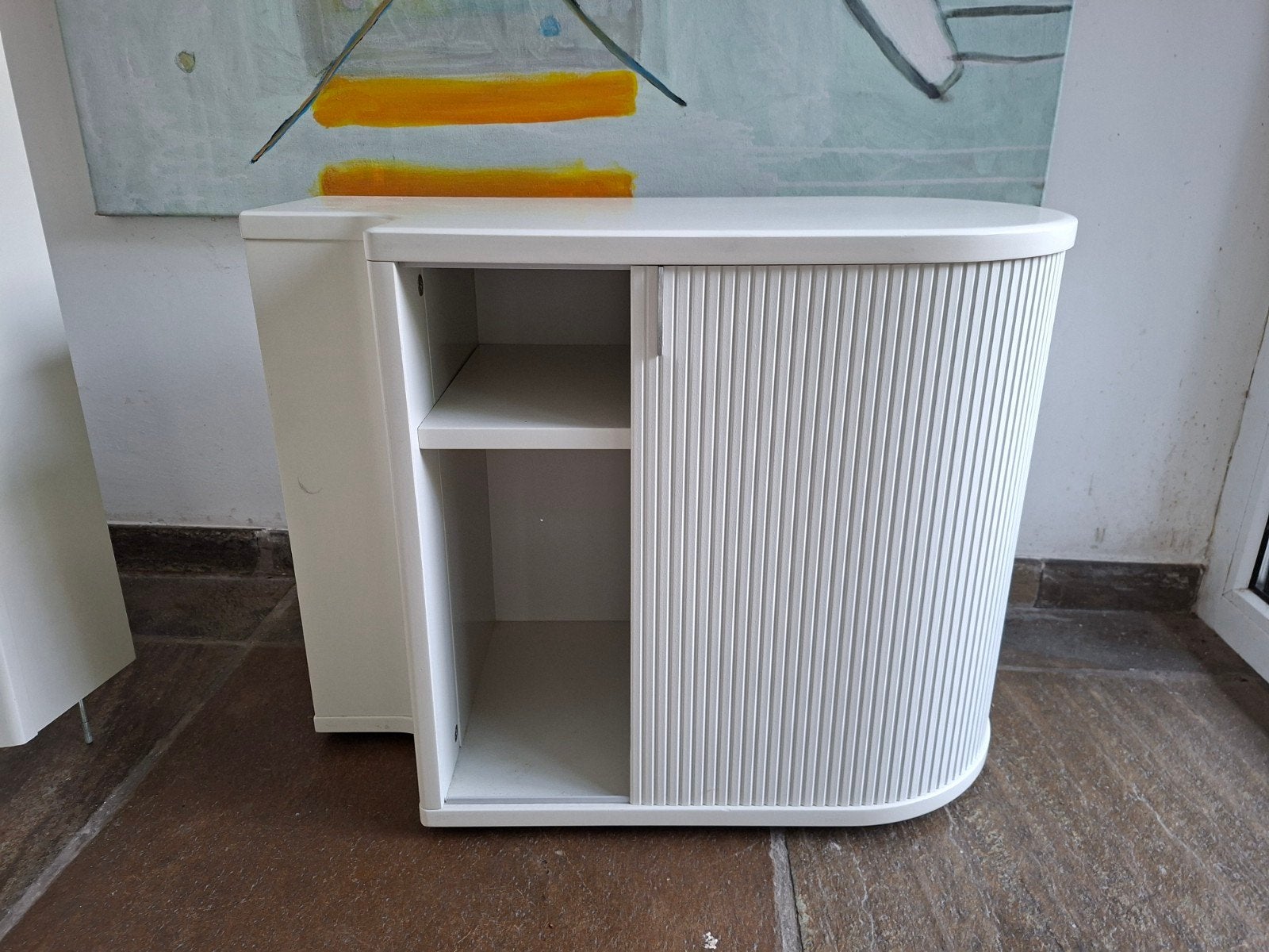 Auping achterbouw met twee kastjes., Ophalen, Zo goed als nieuw, Hout, 55 tot 70 cm
