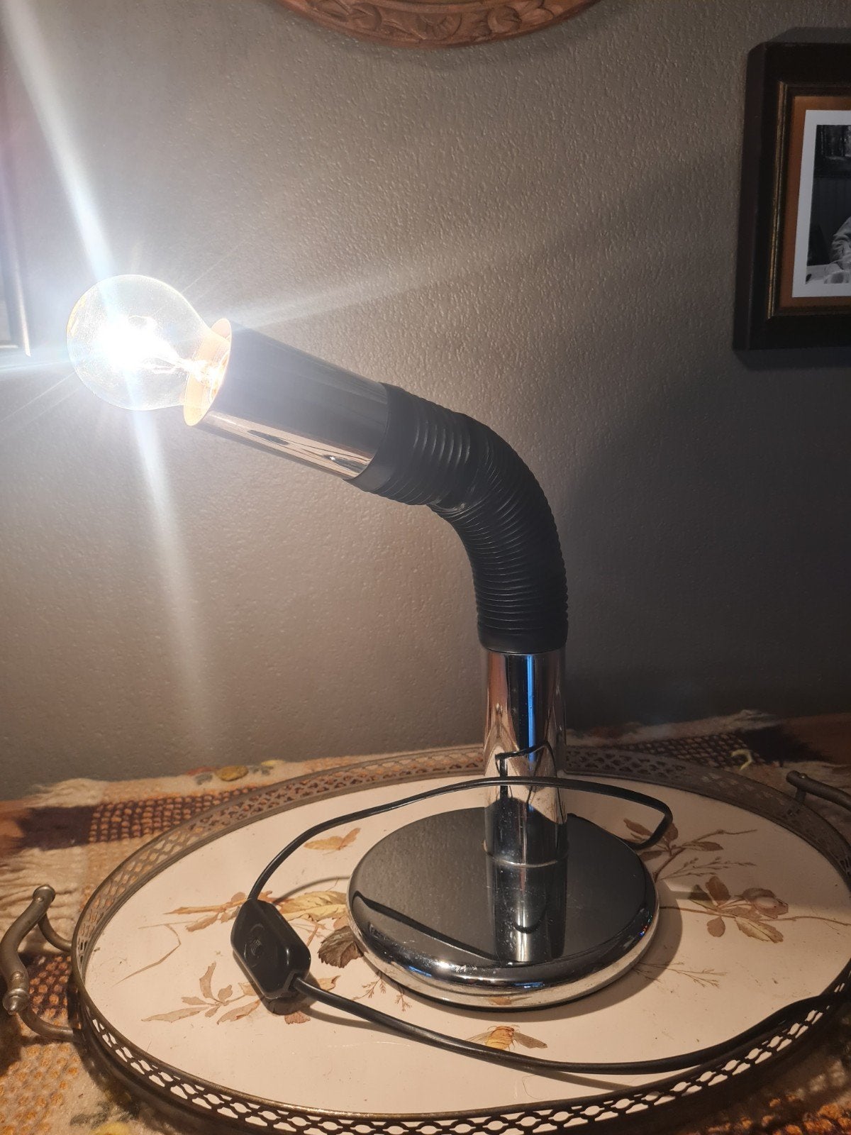 Italiaanse bureau lamp, merk Tragetti., Ophalen