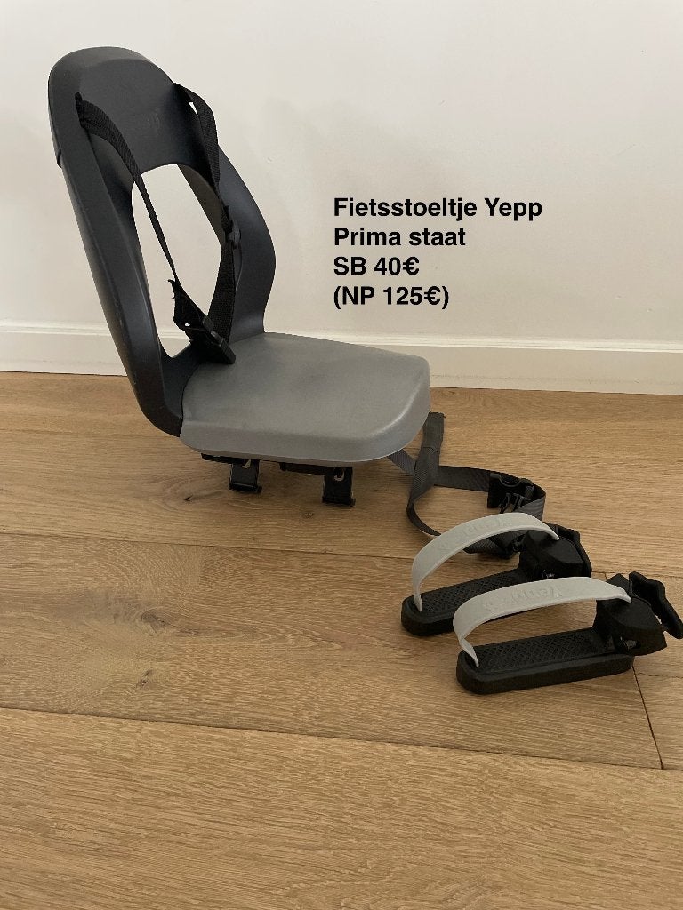 Fietsstoel Yepp, Ophalen of Verzenden, Gebruikt, Achterzitje