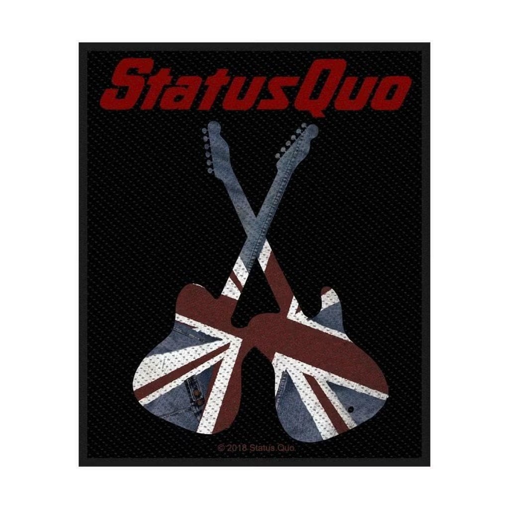 Status Quo Guitars Patch officiële merchandise, Verzamelen, Ophalen of Verzenden, Nieuw