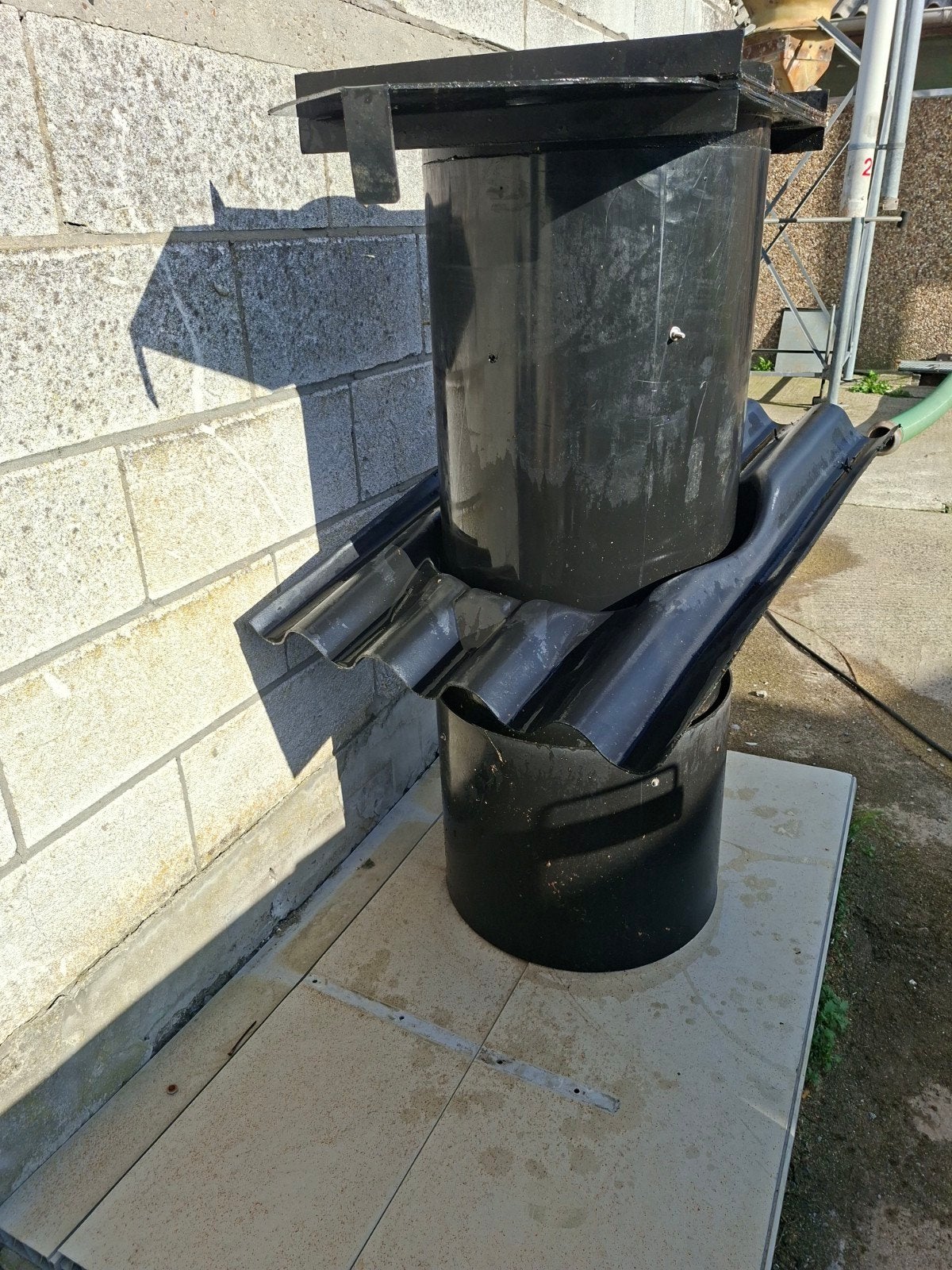 tubes de ventilation, Enlèvement, Comme neuf, PVC, Moins de 2 mètres